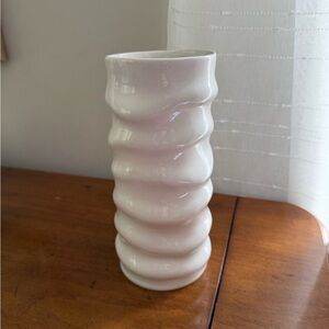 Elegant White Ceramic Vase